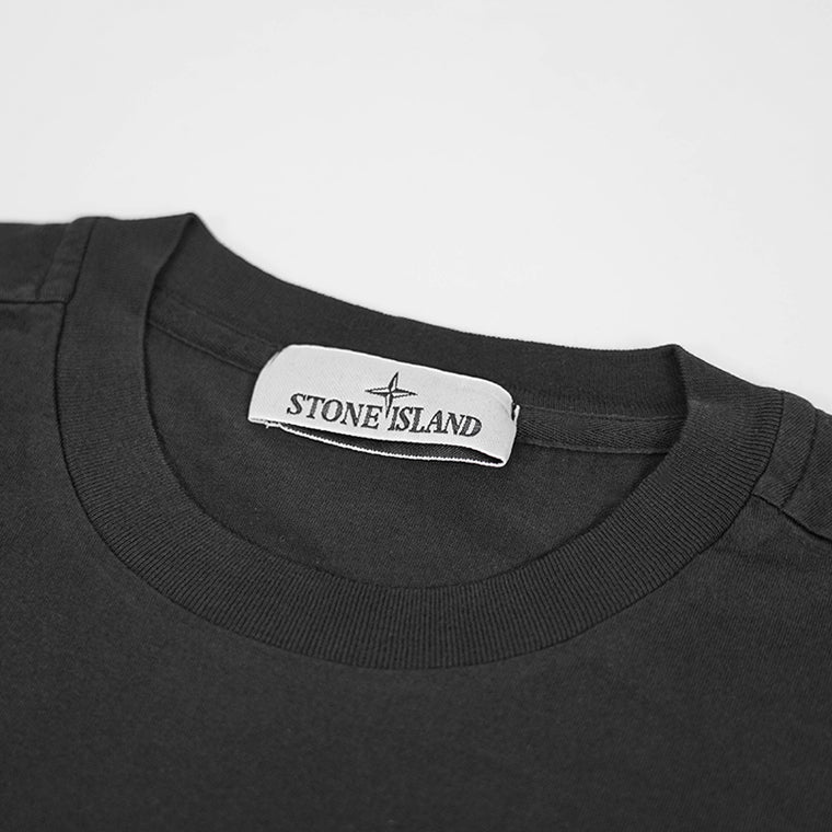 STONE ISLAND メンズ 長袖Tシャツ 811522713 ブラック A0029