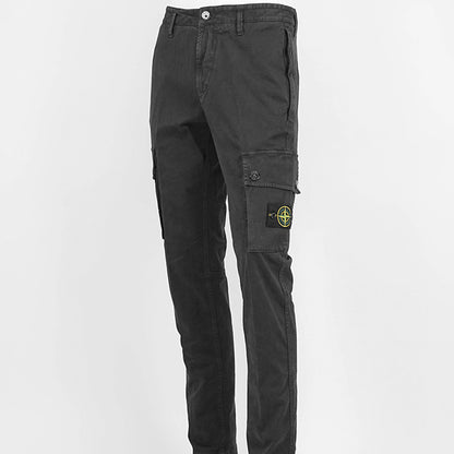 STONE ISLAND メンズ カーゴパンツ 8115303L1 ウォッシュブラック A0129