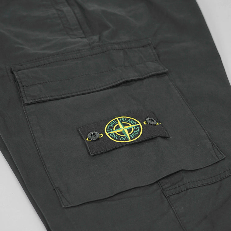 STONE ISLAND メンズ カーゴパンツ 811530410 ブラック V0029