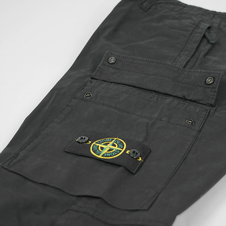 ストーンアイランド STONE ISLAND メンズ カーゴパンツ ブラック