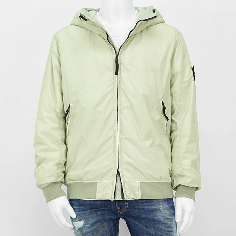 STONE ISLAND メンズ ブルゾン GARMENT DYED CRINKLE REPS R NY WITH PRIMALOFT TC 811540823 ライトグリーン V0097