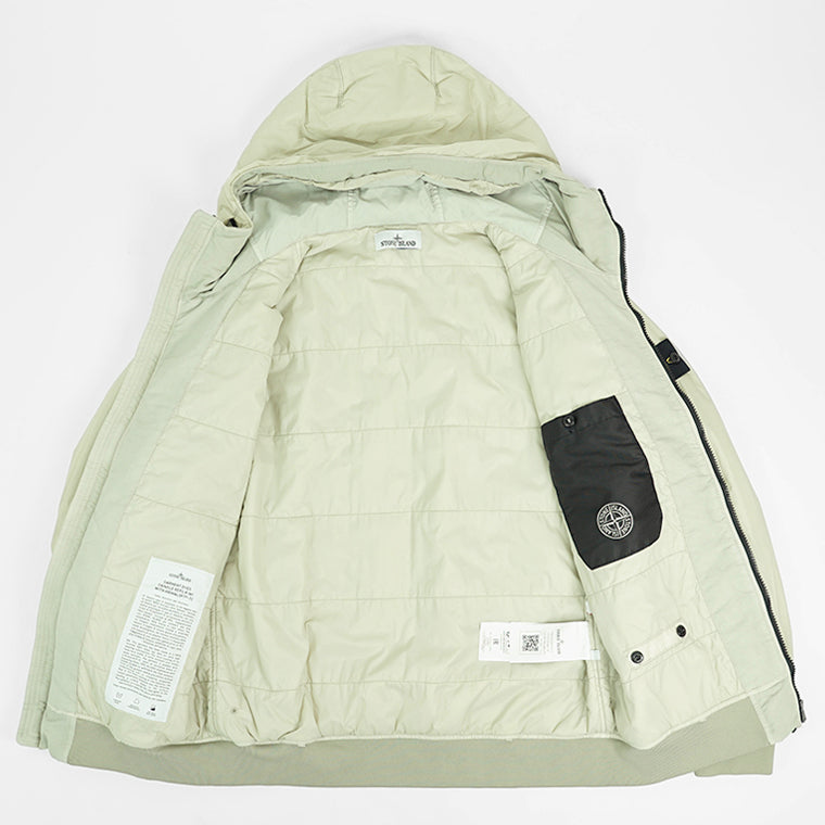 STONE ISLAND メンズ ブルゾン GARMENT DYED CRINKLE REPS R NY WITH PRIMALOFT TC 811540823 ライトグリーン V0097