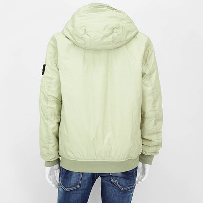 STONE ISLAND メンズ ブルゾン GARMENT DYED CRINKLE REPS R NY WITH PRIMALOFT TC 811540823 ライトグリーン V0097