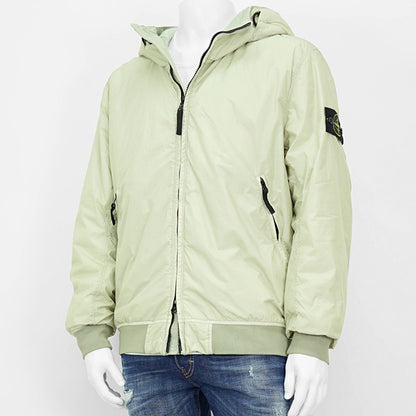 STONE ISLAND メンズ ブルゾン GARMENT DYED CRINKLE REPS R NY WITH PRIMALOFT TC 811540823 ライトグリーン V0097