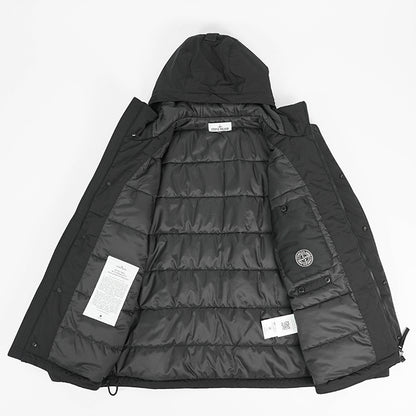 STONE ISLAND メンズ ブルゾン MICRO TWILL WITH PRIMALOFT INSULATION TECHNOLOGY 811543426 ブラック V0029