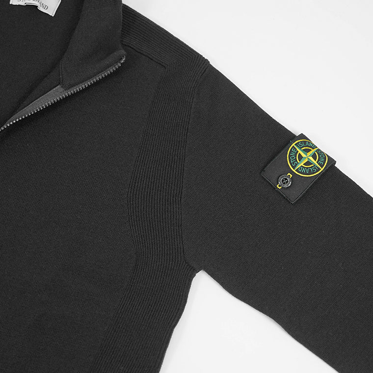 STONE ISLAND メンズ カーディガン 8115503A1 ブラック V0029