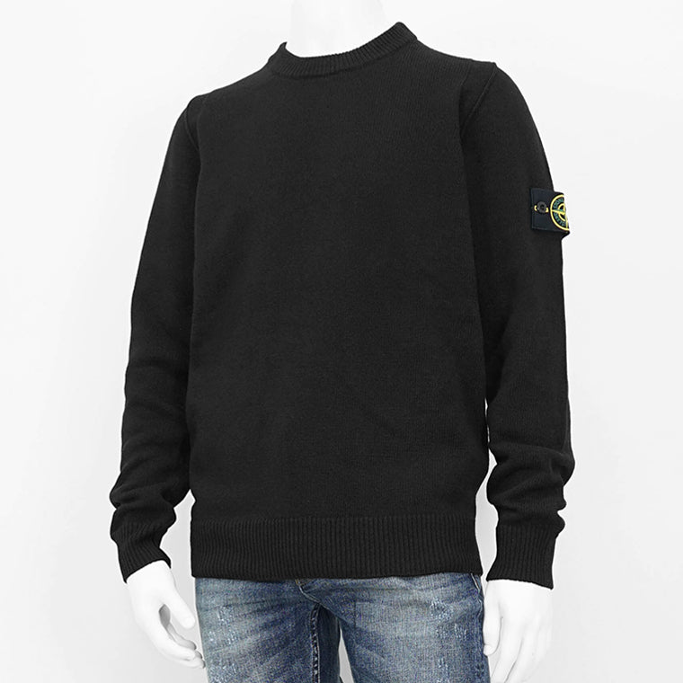 STONE ISLAND メンズ ニット 8115508A3 ブラック A0029