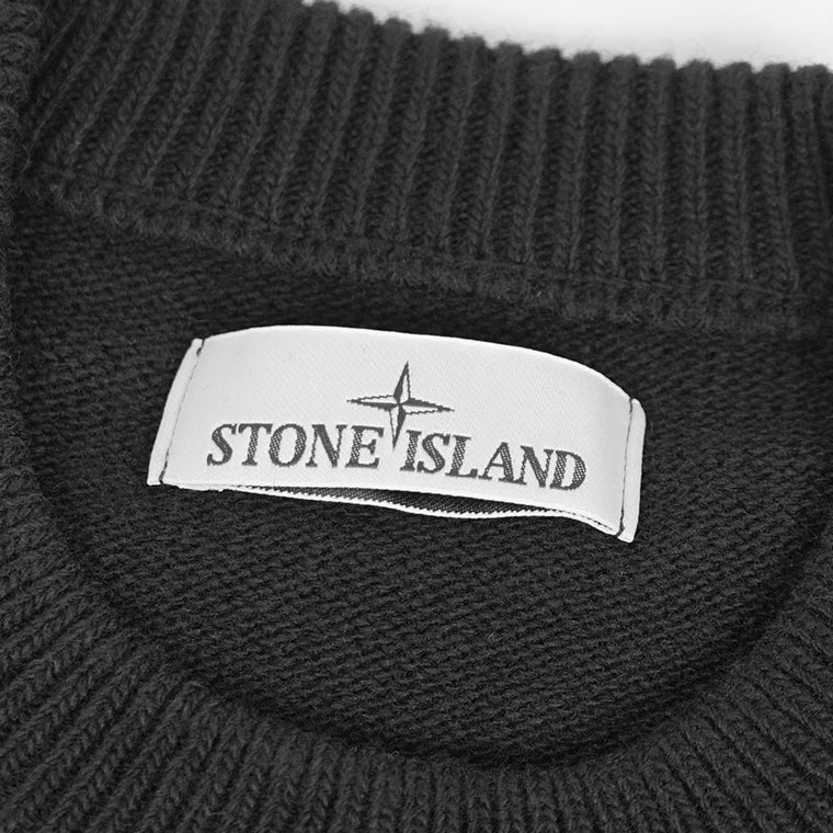 STONE ISLAND メンズ ニット 8115508A3 ブラック A0029