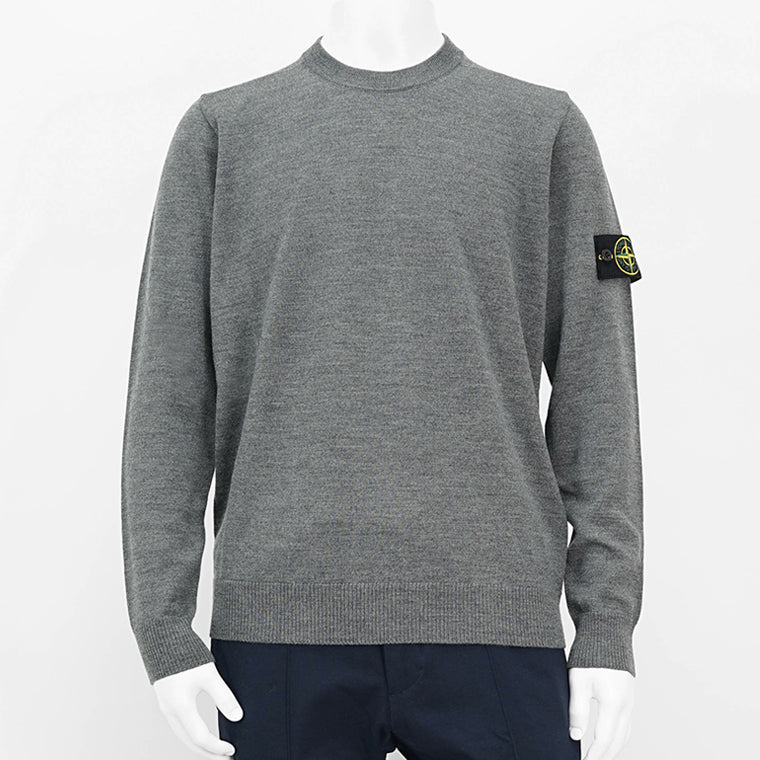 STONE  ストーンアイランド スタンドカラー ニット グレー M ストーンアイランド STONE ISLAND メンズ ニット グレー – WORLDCLUB1989