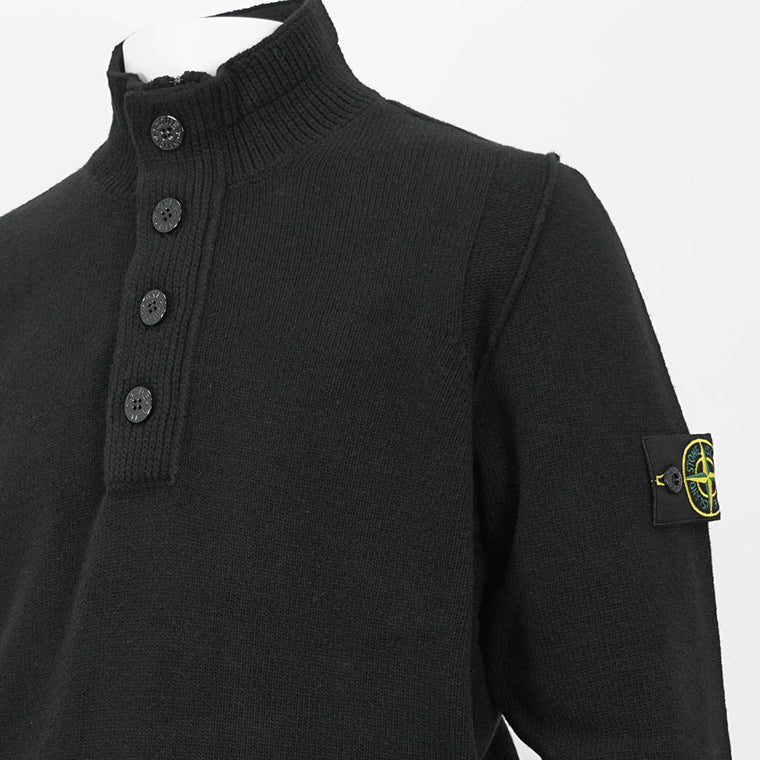 STONE ISLAND メンズ ニット 8115540A3 ブラック A0029