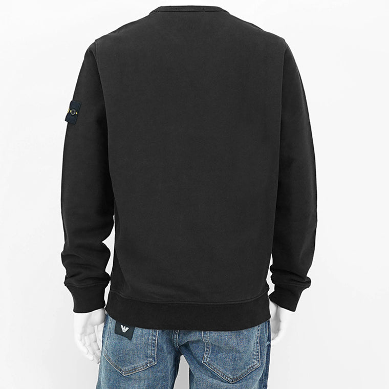 ストーンアイランド STONE ISLAND メンズ スウェットシャツ ブラック