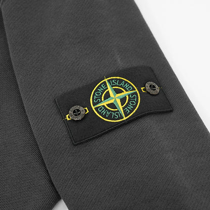 STONE ISLAND メンズ トラックジャケット ORGANIC COTTON DIAGONAL FLEECE 'OLD' EFFECT 811565241 ウォッシュブラック V0129