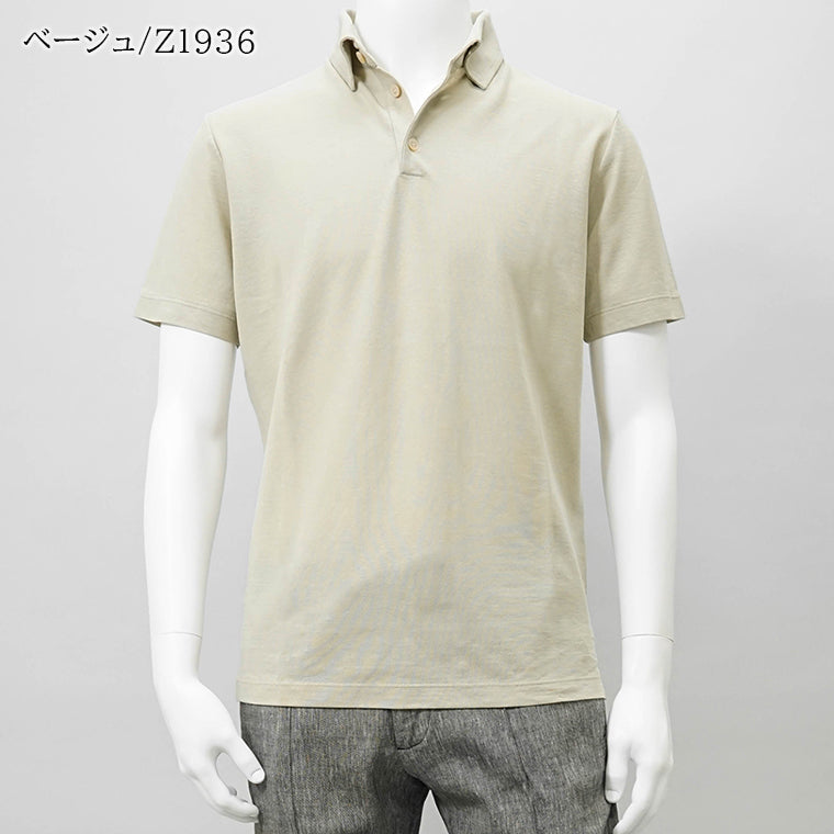 ZANONE メンズ ポロシャツ SLIM FIT ICECOTTON POLO SHIRT 815109 ZG380 3カラー