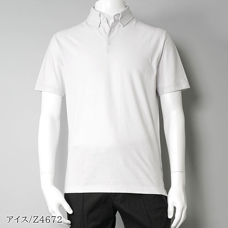 【SUMMER FINAL SALE】 ZANONE メンズ ポロシャツ SLIM FIT ICECOTTON POLO SHIRT 815159 ZG380 6カラー