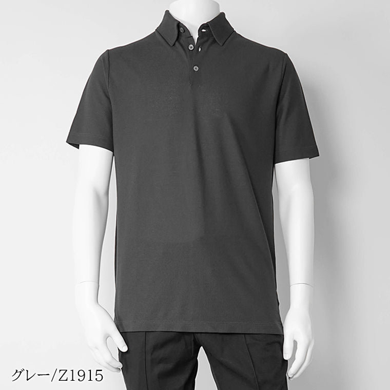 【SUMMER FINAL SALE】 ZANONE メンズ ポロシャツ SLIM FIT ICECOTTON POLO SHIRT 815159 ZG380 6カラー
