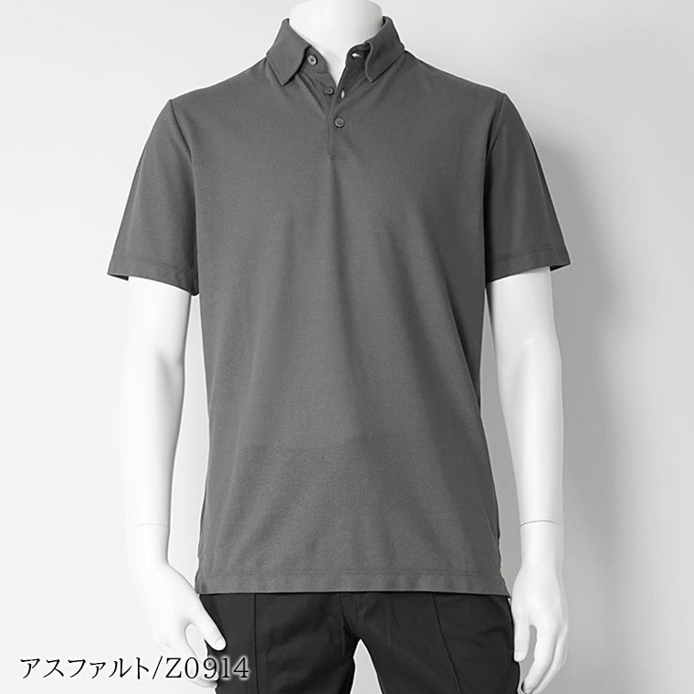 【SUMMER FINAL SALE】 ZANONE メンズ ポロシャツ SLIM FIT ICECOTTON POLO SHIRT 815159 ZG380 6カラー