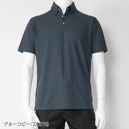 【SUMMER FINAL SALE】 ZANONE メンズ ポロシャツ SLIM FIT ICECOTTON POLO SHIRT 815159 ZG380 6カラー