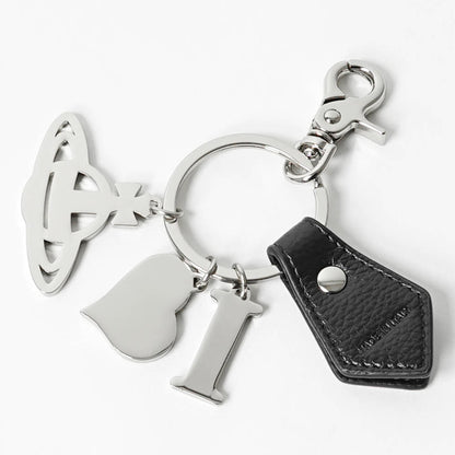 Vivienne Westwood レディース メンズ キーリング I LOVE ORB KEYRING 8203011EU S000D BLACK ブラック シルバー N403