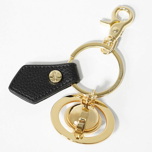 Vivienne Westwood レディース メンズ キーリング 3D ORB KEY HOLDER 8203011KU OM0014 BLACK ブラック ゴールド N403