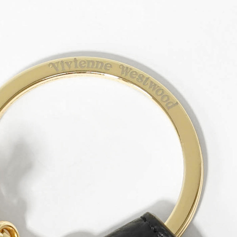 Vivienne Westwood レディース メンズ キーリング 3D ORB KEY HOLDER 8203011KU OM0014 BLACK ブラック ゴールド N403