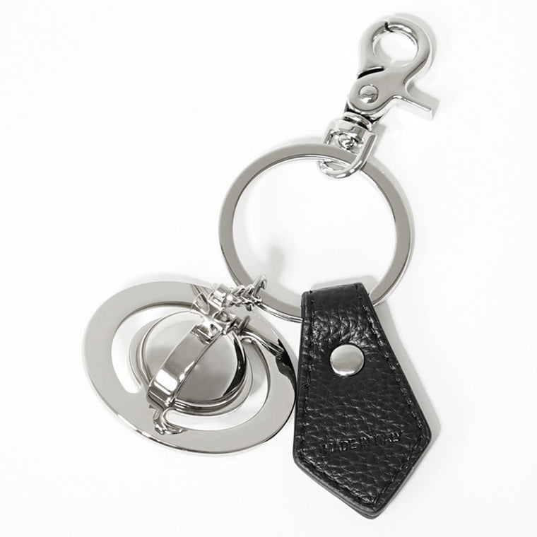 Vivienne Westwood レディース メンズ キーリング 3D ORB KEY HOLDER 8203011LU OM0014 BLACK ブラック シルバー N403