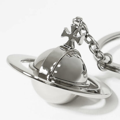 Vivienne Westwood レディース メンズ キーリング 3D ORB KEY HOLDER 8203011LU OM0014 BLACK ブラック シルバー N403