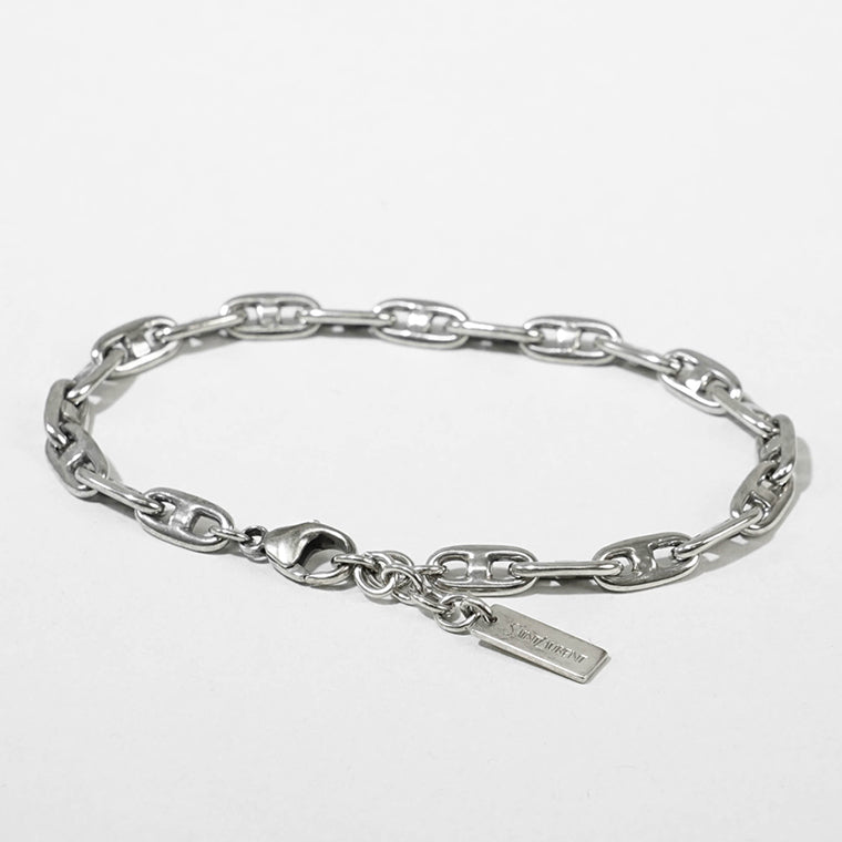 Yves Saint Laurent シルバー 925 オーバル ブレスレット サンローラン SAINT LAURENT メンズ レディース ブレスレット