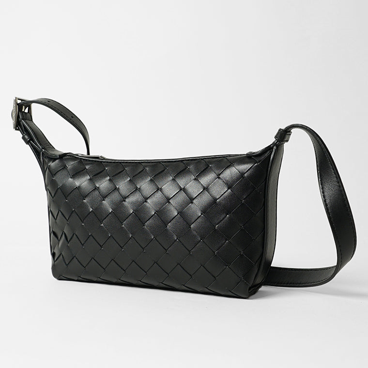 BOTTEGA VENETA メンズ ショルダーバッグ TRAVELER PHONE POUCH 844018 V2HL0 BLACK SILVER ブラック 8803