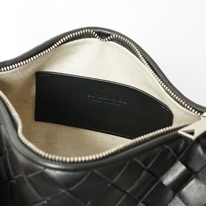 BOTTEGA VENETA メンズ ショルダーバッグ TRAVELER PHONE POUCH 844018 V2HL0 BLACK SILVER ブラック 8803