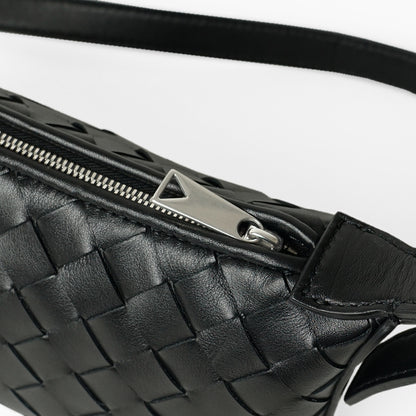 BOTTEGA VENETA メンズ ショルダーバッグ TRAVELER PHONE POUCH 844018 V2HL0 BLACK SILVER ブラック 8803