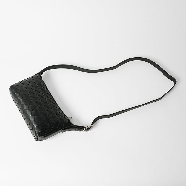 BOTTEGA VENETA メンズ ショルダーバッグ TRAVELER PHONE POUCH 844018 V2HL0 BLACK SILVER ブラック 8803
