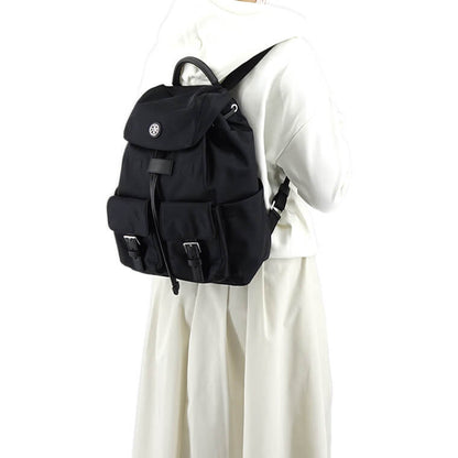 TORY BURCH レディース バックパック VIRGINIA FLAP BACKPACK 85061 BLACK 001