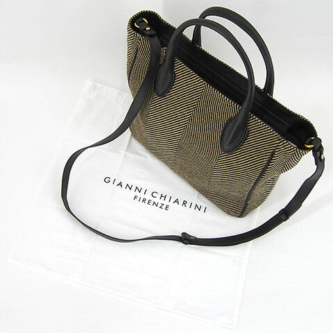 GIANNI CHIARINI レディース ショルダーバッグ CYNDI BS8771 SPIGA PL VAR.NERO 10313