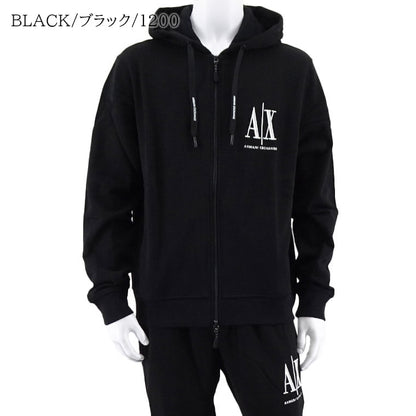 ARMANI EXCHANGE メンズ ジップアップパーカー 8NZMPP ZJ1ZZ 2カラー