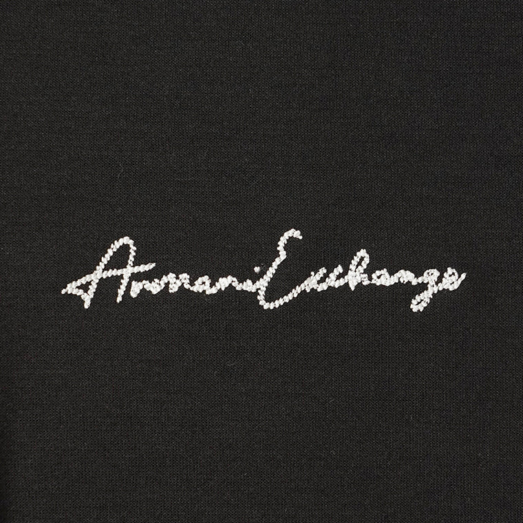 ARMANI EXCHANGE メンズ ジップアップパーカー 8NZMSH Z9N1Z BLACK ブラック 1200