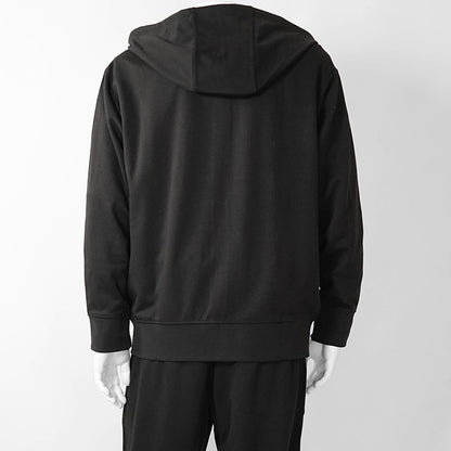 ARMANI EXCHANGE メンズ ジップアップパーカー 8NZMSH Z9N1Z BLACK ブラック 1200