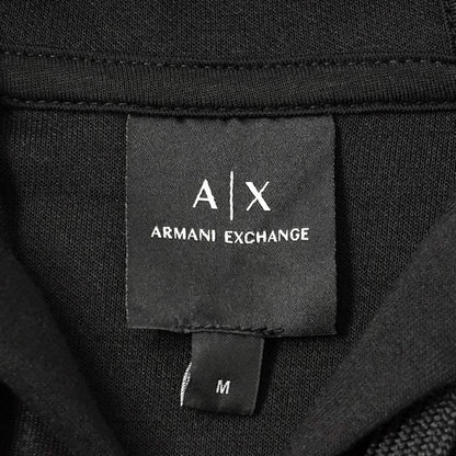 ARMANI EXCHANGE メンズ ジップアップパーカー 8NZMSH Z9N1Z BLACK ブラック 1200