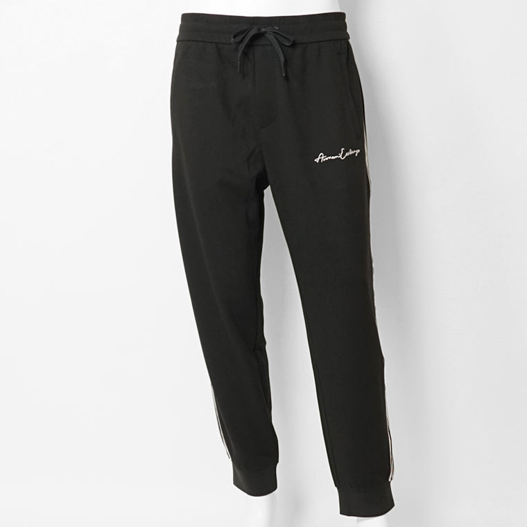 ARMANI EXCHANGE メンズ スウェットパンツ 8NZPSG Z9N1Z BLACK ブラック 1200