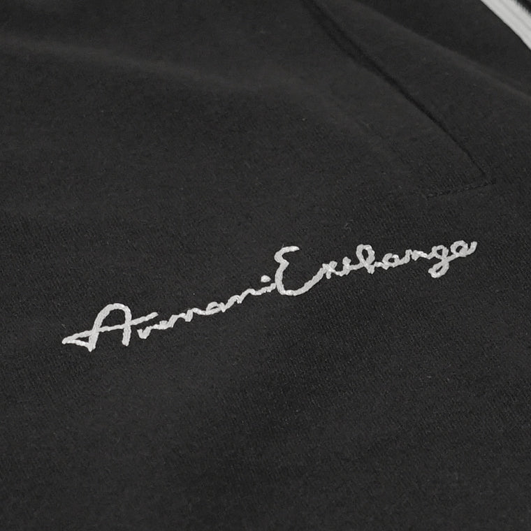 ARMANI EXCHANGE メンズ スウェットパンツ 8NZPSG Z9N1Z BLACK ブラック 1200