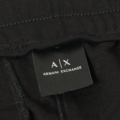 ARMANI EXCHANGE メンズ スウェットパンツ 8NZPSG Z9N1Z BLACK ブラック 1200