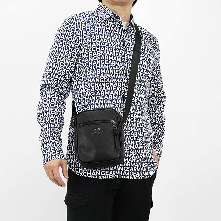 ARMANI EXCHANGE メンズ レディース ショルダーバッグ 952388 CC830 BLACK ブラック 00020