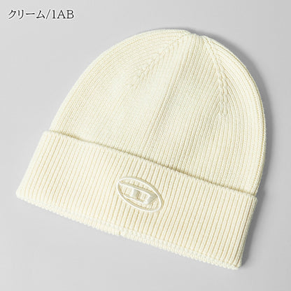 DIESEL メンズ レディース ニットキャップ K CODER FULLY B A04092 0DAOB クリーム 1AB ブラック 9XX