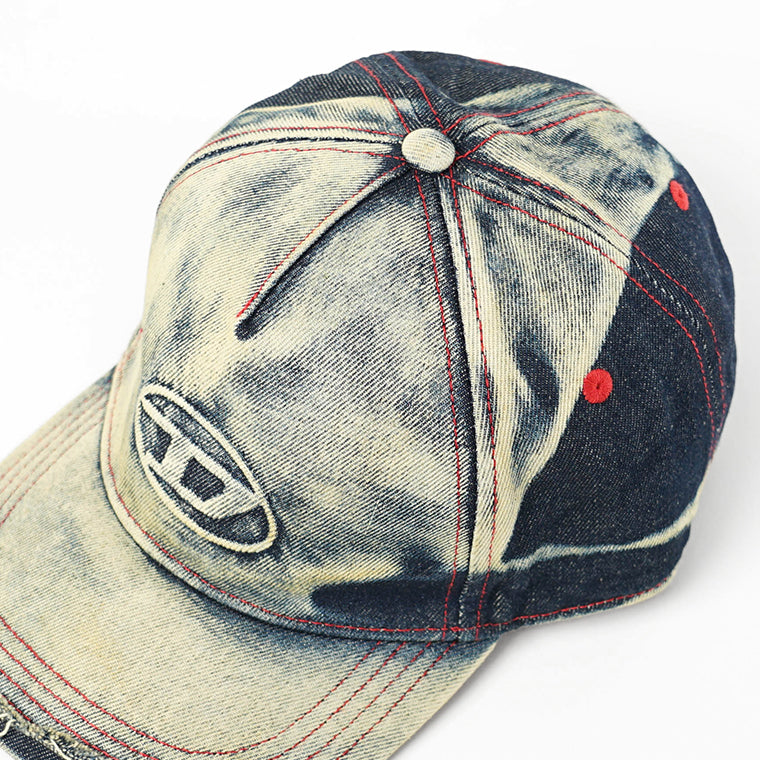 DIESEL メンズ レディース キャップ C SEYMON A06467 0DGAV デニムブルー 01