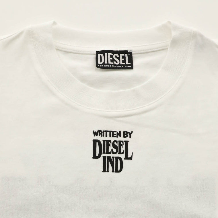 【SUMMER FINAL SALE】 DIESEL メンズ Tシャツ T WASH G3 A08640 0BEAF オフホワイト 141