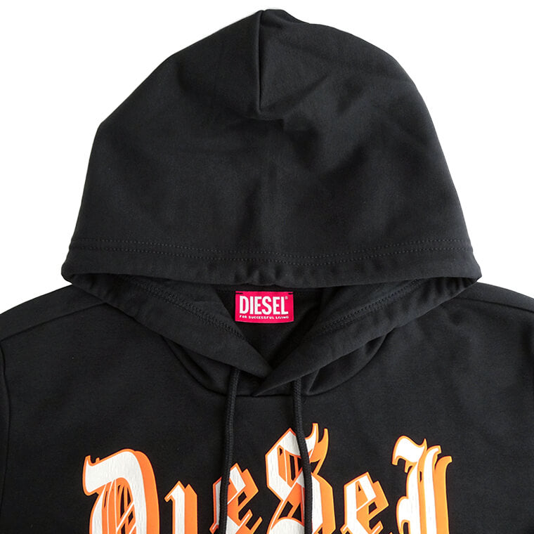 DIESEL メンズ パーカー S GINN HOOD K20 A11059 0HAYT ブラック 9XX