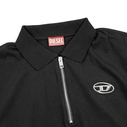 【SUMMER FINAL SALE】 DIESEL メンズ ポロシャツ T VOR OD A11251 0CLBR ブラック 9XX