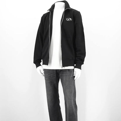 DIESEL メンズ トラックジャケット S GINNI ZIP OD A11439 0IAJH ブラック 9XX