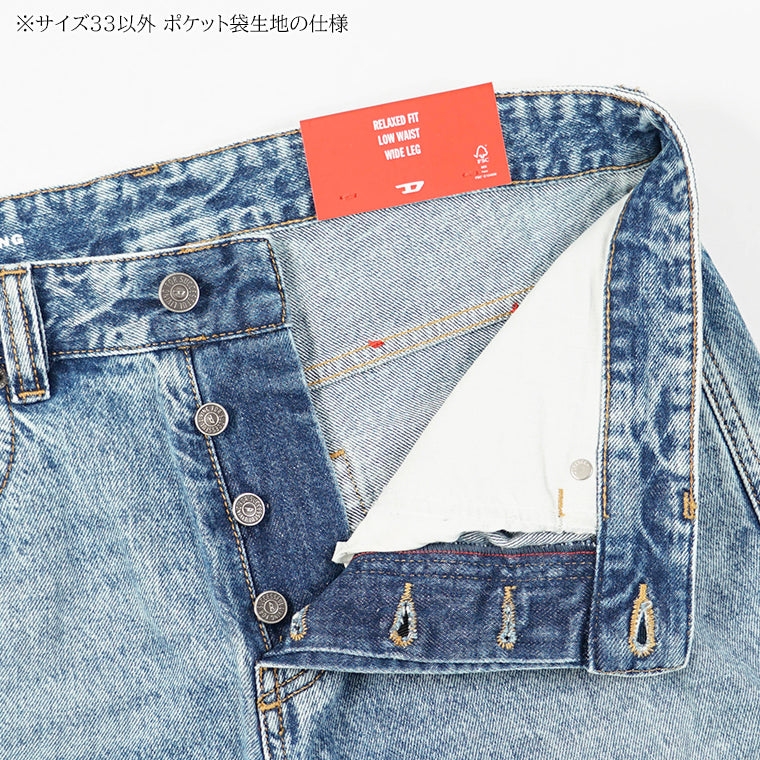 DIESEL メンズ ジーンズ 2001 D MACRO A12821 09I29 ウォッシュブルー 01