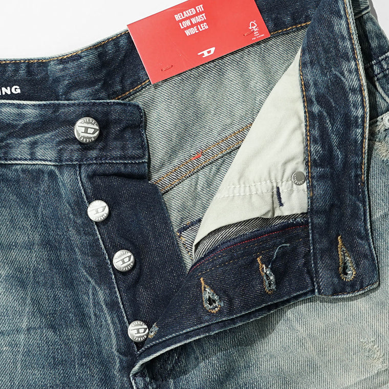 DIESEL メンズ ジーンズ 2001 D MACRO A12821 09N60 ウォッシュブルー 01