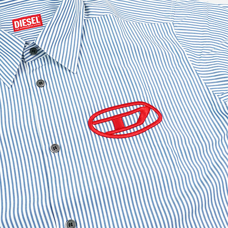 DIESEL メンズ シャツ S SIMPLEY E A14639 0DNAN ブルー系 8EK